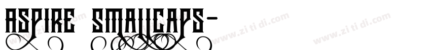 Aspire SmallCaps字体转换